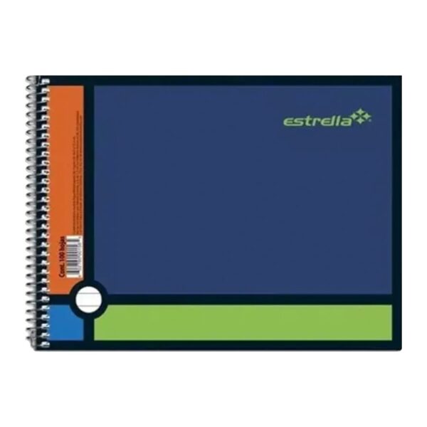 CUADERNO ITALIANO 100H C/E ESTRELLA RAYADO  0156