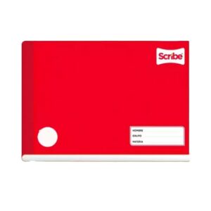 CUADERNO ITALIANO COSIDO CLASICO SCRIBE 4521  BLANCO