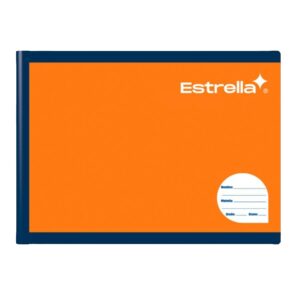 CUADERNO ITALIANO COSIDO ESTRELLA 100H RAYA