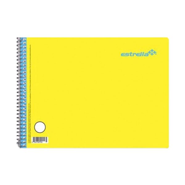 CUADERNO ITALIANO C/E 50H BLANCO ESTRELLA