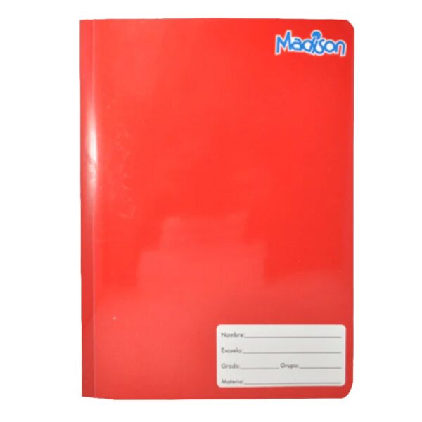 CUADERNO PROF. COSIDO MADISON BLANCO 100H
