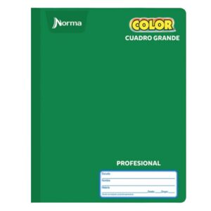 CUADERNO PROF. COSIDO NORMA COLOR C-7