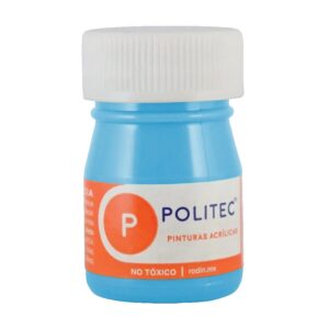 PINTURA ACRILICA 20 ML POLITEC AZUL CELESTE 313  CAJA C/12