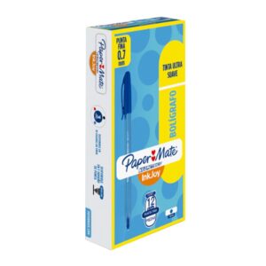 PLUMA KILOMETRICO 100 PAPER MATE AZUL CAJA  C/12