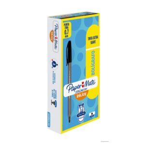 PLUMA KILOMETRICO 100 PAPER MATE NEGRO CAJA  C/12