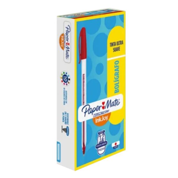 PLUMA KILOMETRICO 100 PAPER MATE ROJO CAJA  C/12