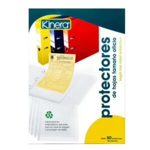 PROTECTOR HOJAS KINERA T/OFIC. C/50