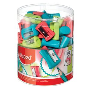 SACAPUNTAS VIVO SENCILLO BOTE C/75 MAPED 063082